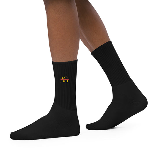 AG Embroidered Tube Socks