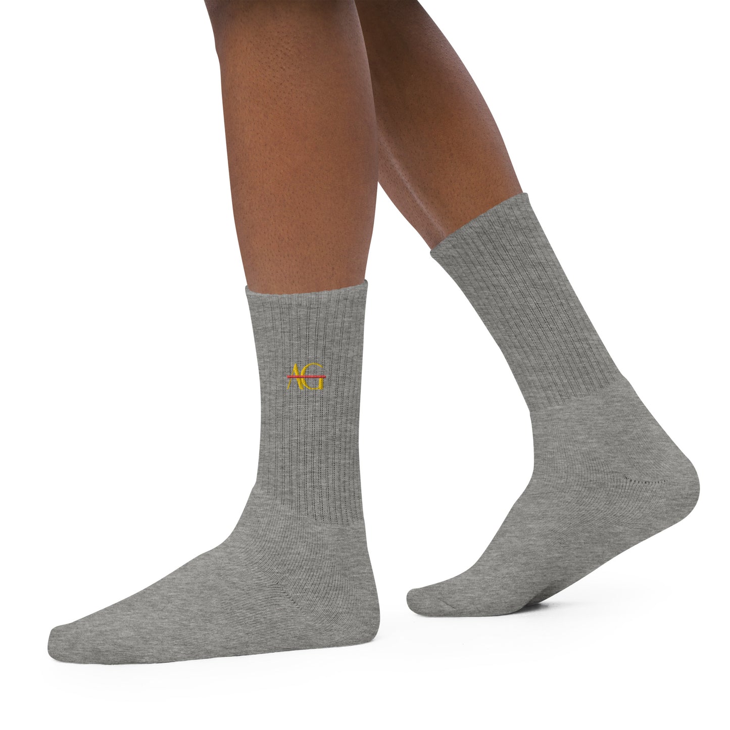AG Embroidered Tube Socks