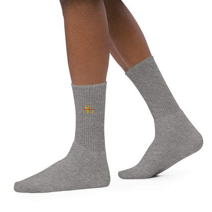 AG Embroidered Tube Socks