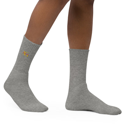 AG Embroidered Tube Socks