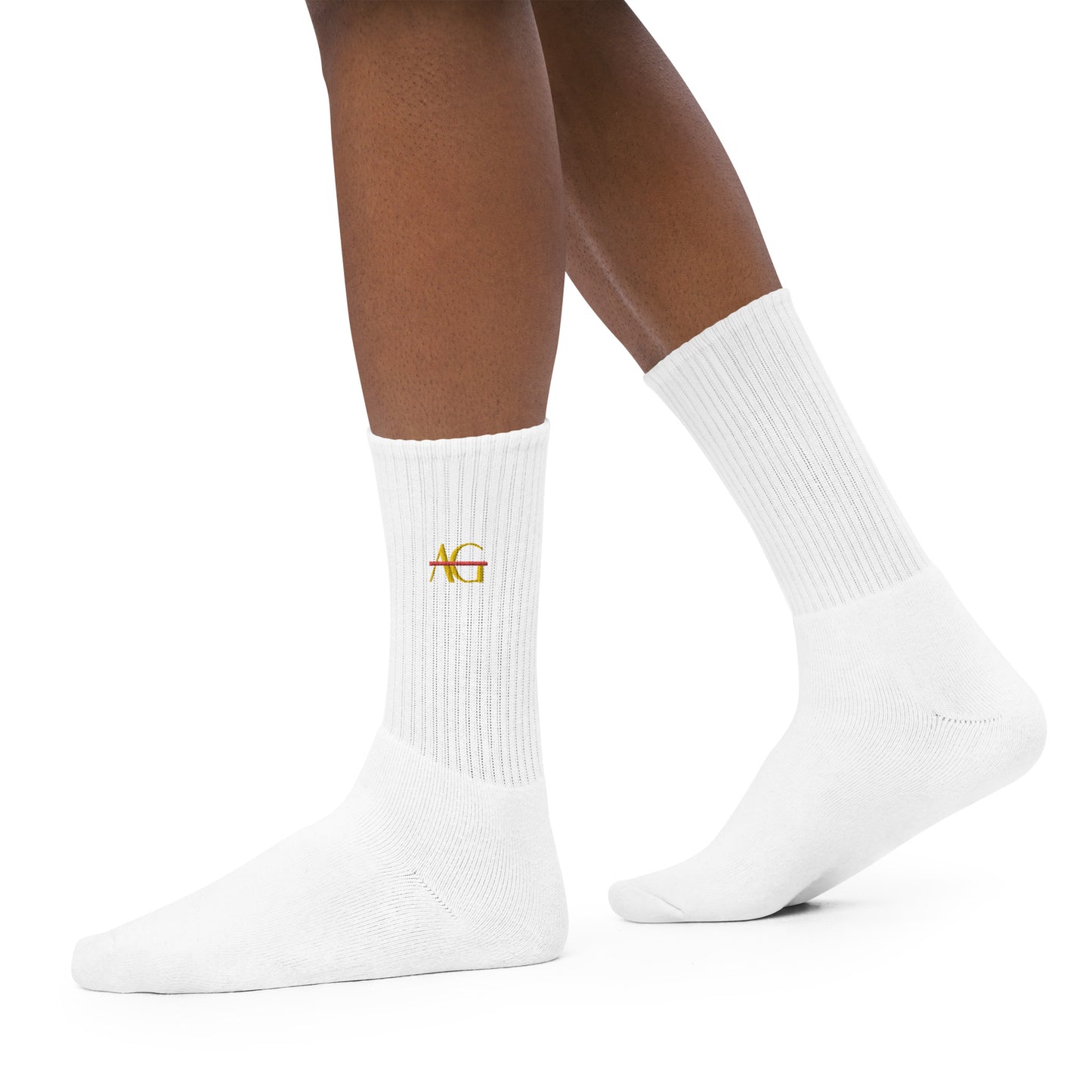 AG Embroidered Tube Socks