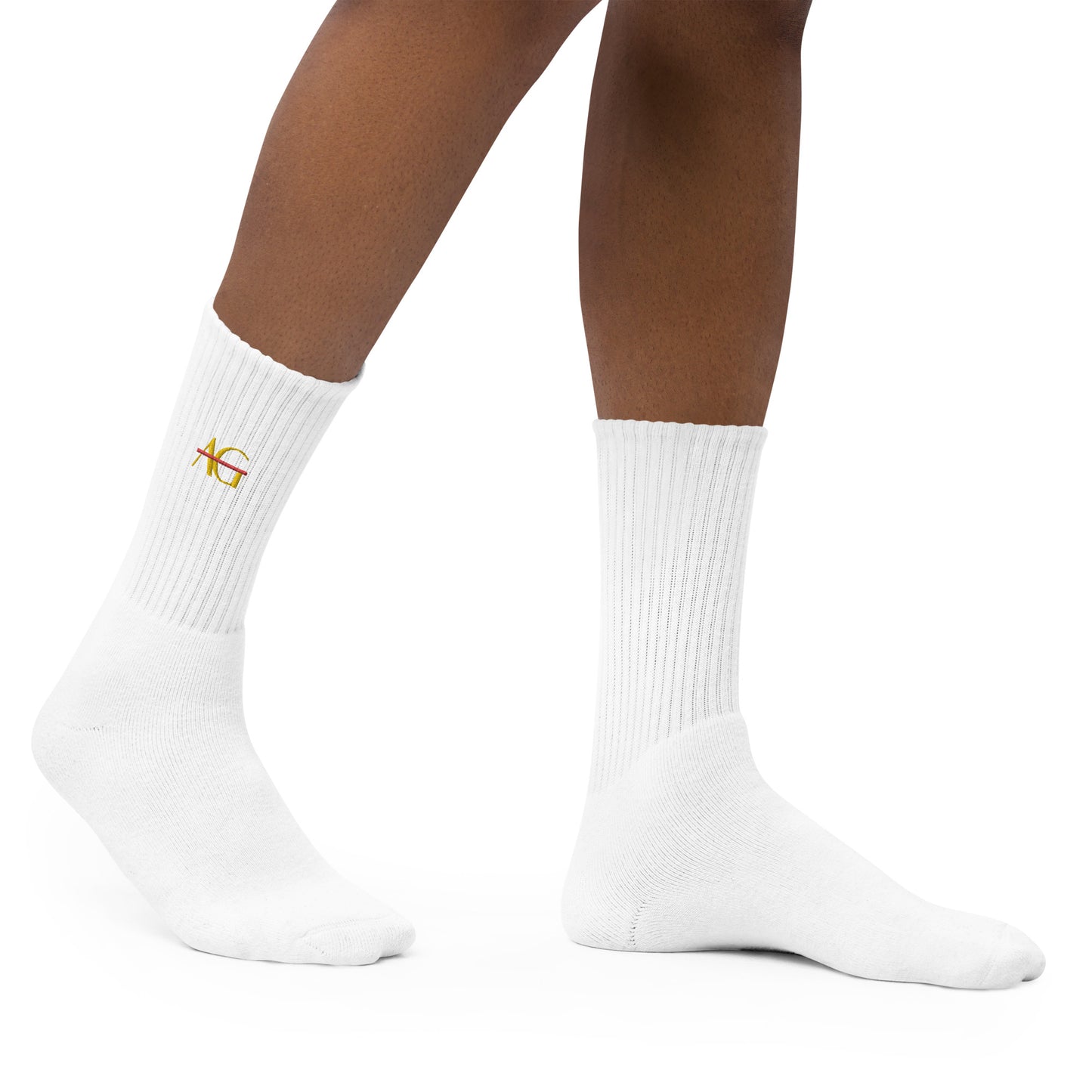 AG Embroidered Tube Socks